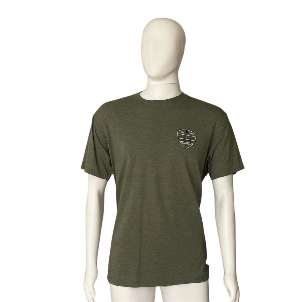 Ariat Men's XL Green Graphic Logo T-Shirt Short Sleeve Casual